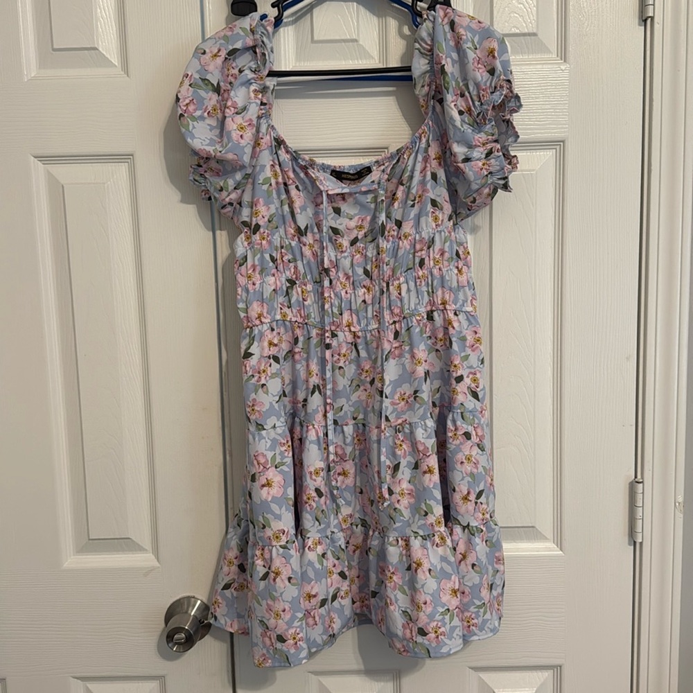 Floral mini dress